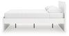 Onita King Panel Platform Bed - White