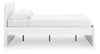 Onita King Panel Platform Bed - White