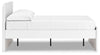 Onita Full Panel Platform Bed - White