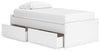 Onita Twin Platform Bed - White