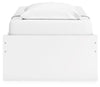 Onita Twin Platform Bed - White