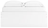 Onita Queen Platform Bed with 2 Side Storage - White