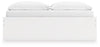 Onita King Platform Bed - White