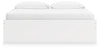 Onita King Platform Bed - White