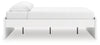 Onita King Platform Bed - White