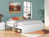 Onita King Platform Bed - White