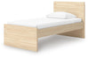 Onita Twin Panel Platform Bed - Natural