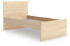 Onita Twin Panel Platform Bed - Natural