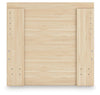 Onita Twin Panel Platform Bed - Natural