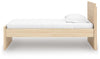 Onita Twin Panel Platform Bed - Natural