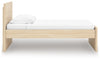 Onita Twin Panel Platform Bed - Natural