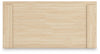 Onita Queen Panel Platform Bed with 2 Side Storage - Natural