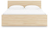 Onita Queen Panel Platform Bed - Natural