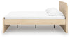Onita Queen Panel Platform Bed - Natural
