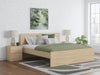 Onita Queen Panel Platform Bed - Natural