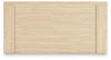 Onita King Panel Platform Bed with 2 Side Storage - Natural