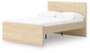 Onita King Panel Platform Bed - Natural
