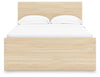 Onita King Panel Platform Bed - Natural