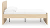 Onita King Panel Platform Bed - Natural