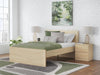 Onita King Panel Platform Bed - Natural