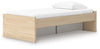 Onita Twin Platform Bed with 1 Side Storage - Natural