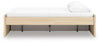 Onita Queen Platform Bed with 2 Side Storage - Natural