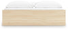 Onita King Platform Bed with 2 Side Storage - Natural