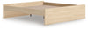 Onita King Platform Bed - Natural