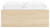 Onita Full Platform Bed with 1 Side Storage - Natural