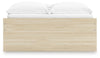 Onita Full Platform Bed with 2 Side Storage - Natural