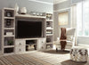 Willowton 4-Piece Entertainment Center - Whitewash (EW0267W7)