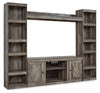 Wynnlow 4-Piece Entertainment Center - Gray