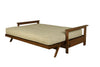 Emily Studio Sleeper — Full / Brownstone / #8000 Natural Beauty Cloud Mattress