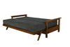 Emily Studio Sleeper — Full / Brownstone / #8000 Taber Indigo Mattress