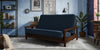 Emily Studio Sleeper — Full / Brownstone / #8000 Taber Indigo Mattress