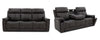 Dual Power Ht Reclining Loveseat With Con Encore Charcoal