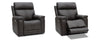 Dual Power Ht Reclining Loveseat With Con Encore Charcoal