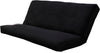 Futon Cover — Queen / Suede Black