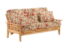 Kingston Hardwood Futon Frame with Front Loader Mechanism in Natural