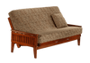 Naples Moon Glider Futon Frame — Cherry