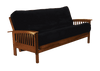 Winchester Moon Glider Futon Frame — Black Walnut