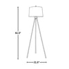 Tripod 61" Metal Floor Lamp