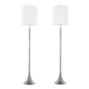 Marla 65-Inch Metal Floor Lamp — Set of 2
