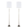 Marla 65-Inch Metal Floor Lamp — Set of 2