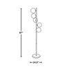 Bubbles 67" Metal Floor Lamp