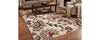 Rug Brown/Red Multi Glam 5' X 8'