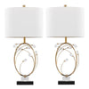 Crystal Buds 25" Table Lamp - Set of 2