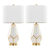 Geo RainGlass 25" Table Lamp - Set of 2