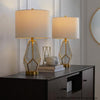 Geo RainGlass 25" Table Lamp - Set of 2