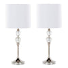 Clara 26" Crystal Table Lamp - Set of 2